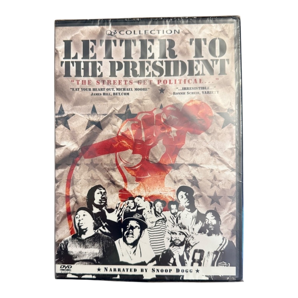 Letter to the President DVD Snoop Dogg Narrated Hip Hop Documentary New Sealed